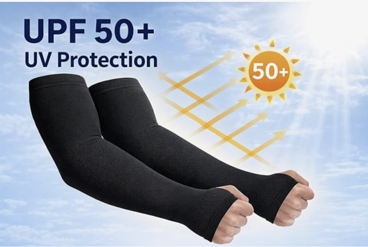 UV Sun Protection Arm Sleeves for Men & Women, UPF 50 Arm Cover for Biking,Cricket,Cycling, Golf, Outdoor 4 Pcs Sports 2 Pair