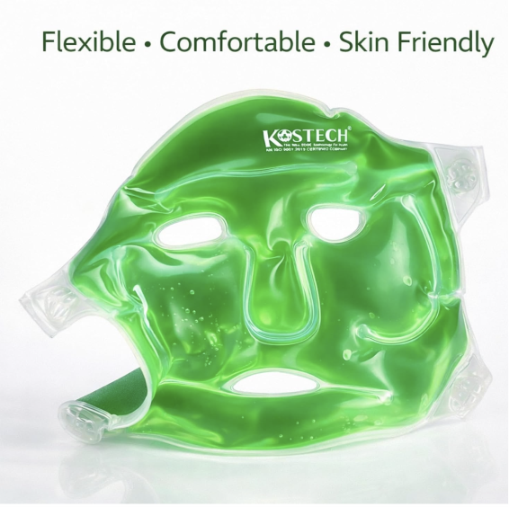 Aloe Vera Cooling Gel Face & Eye Mask for Dark Circles, Puffy Eyes & Skin Care | Reduces Swelling, Acne Redness & Headache( Aloevera Coolling Face & Eye Mask, Pack of 2)