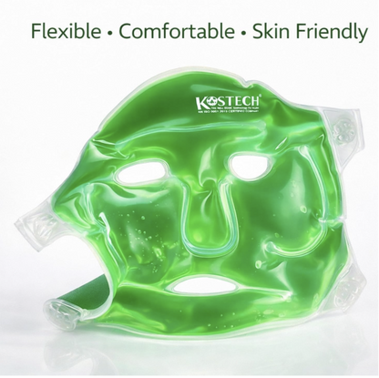 Aloe Vera Cooling Gel Face & Eye Mask for Dark Circles, Puffy Eyes & Skin Care | Reduces Swelling, Acne Redness & Headache( Aloevera Coolling Face & Eye Mask, Pack of 2)