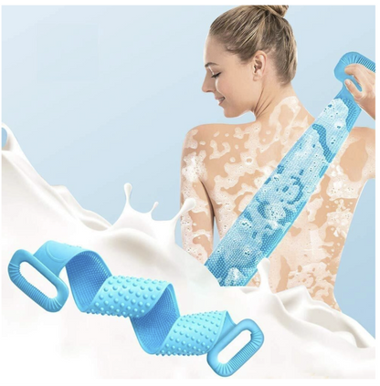 Body Massage Bath Brush with Soap Dispenser and Silicon Body Back Scrubber