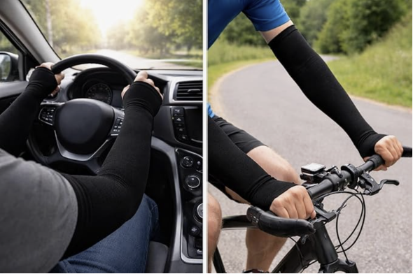 UV Sun Protection Arm Sleeves for Men & Women, UPF 50 Arm Cover for Biking,Cricket,Cycling, Golf, Outdoor 4 Pcs Sports 2 Pair
