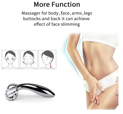Smart 3-in-1 Facial Massager Set (Jade Roller, Gua Sha & 3D Y-Shaped Roller Combo)