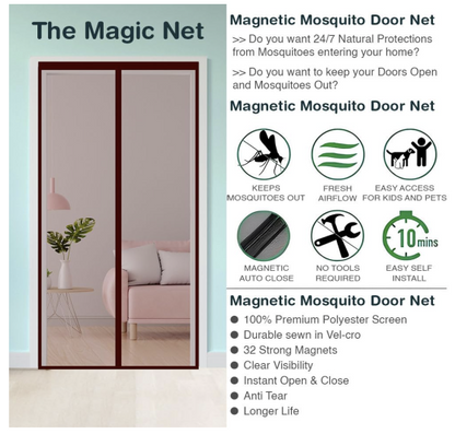 Magnetic Door Mosquito Net Curtain